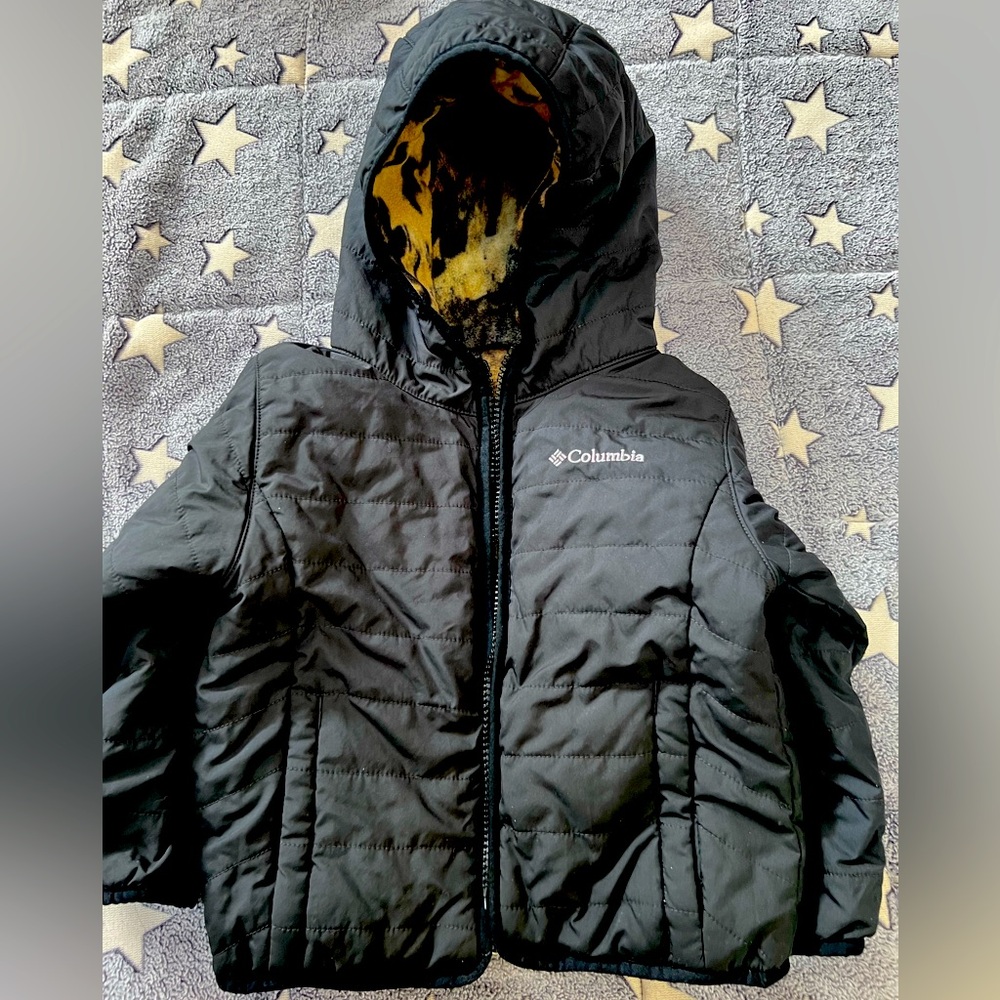 Toddler Double Trouble™ II Jacket- Black & Timberwolf